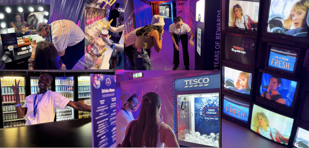 Neil Scrivener project directed an event for Tesco to celebrate the 30th birthday of the Club Card - with Blue and B*Witched performing.